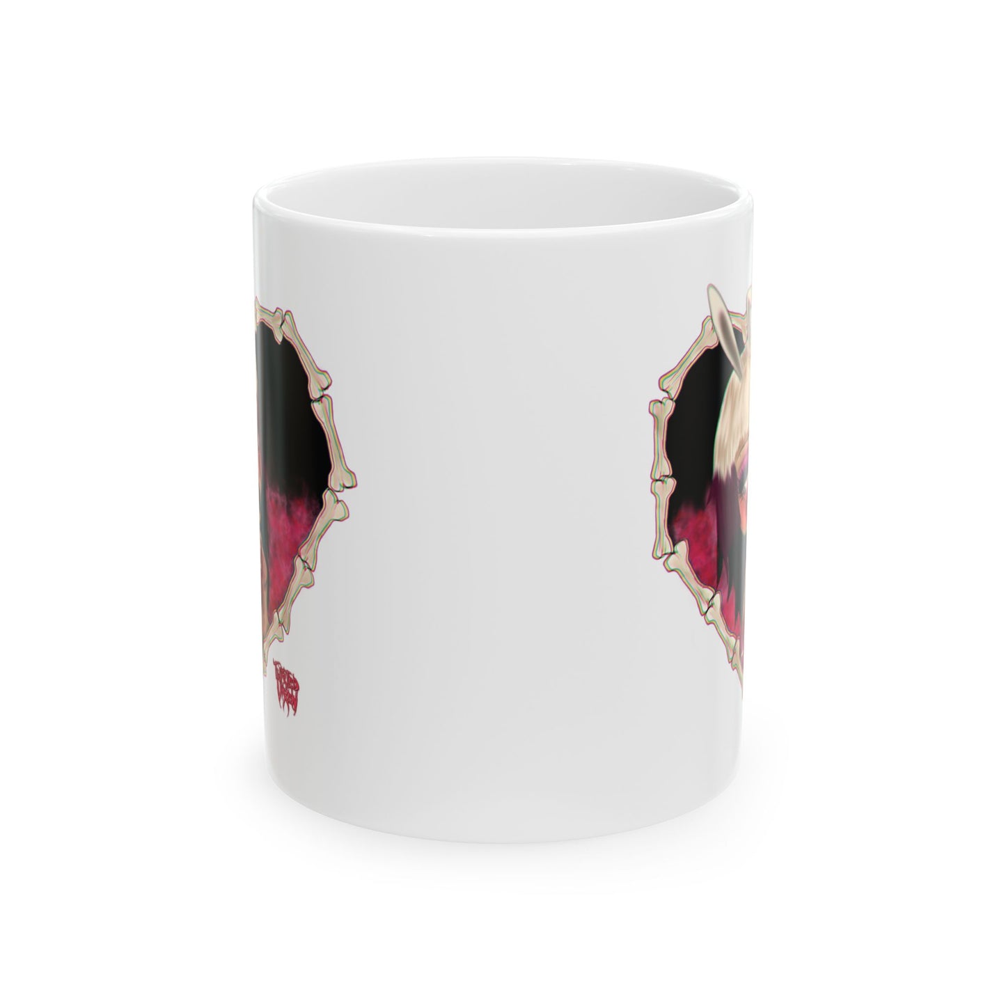 Bunny eat your heart out Ceramic Mug, (11oz, 15oz)