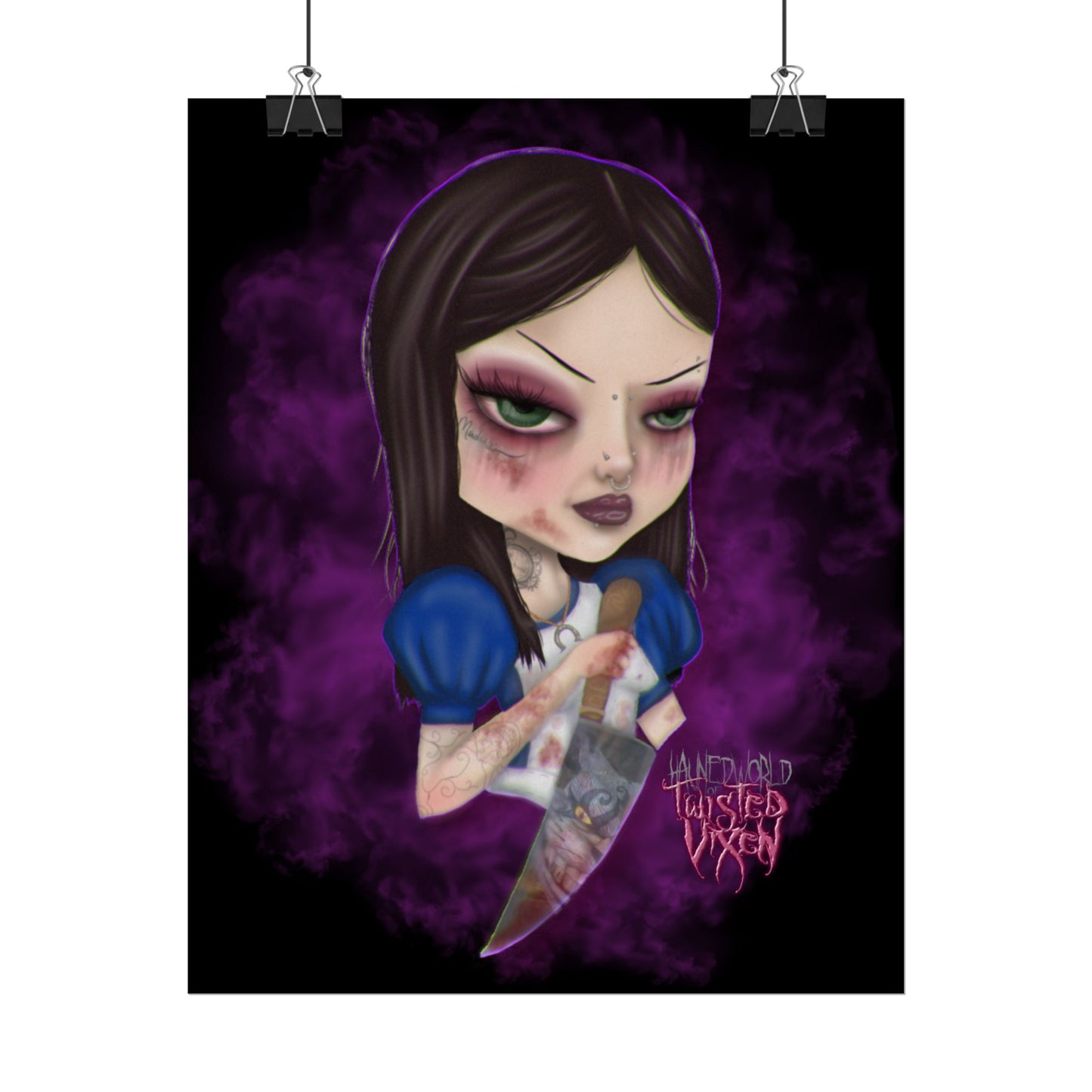 Twisted Alice Rolled Poster