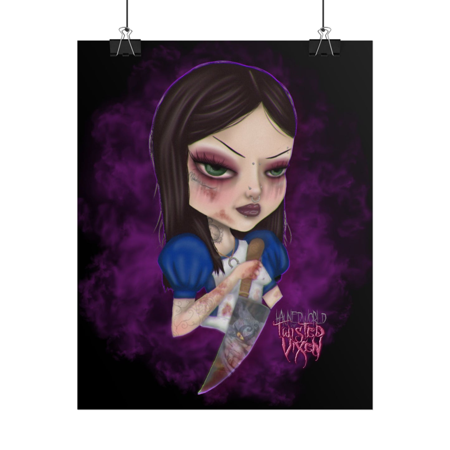 Twisted Alice Rolled Poster