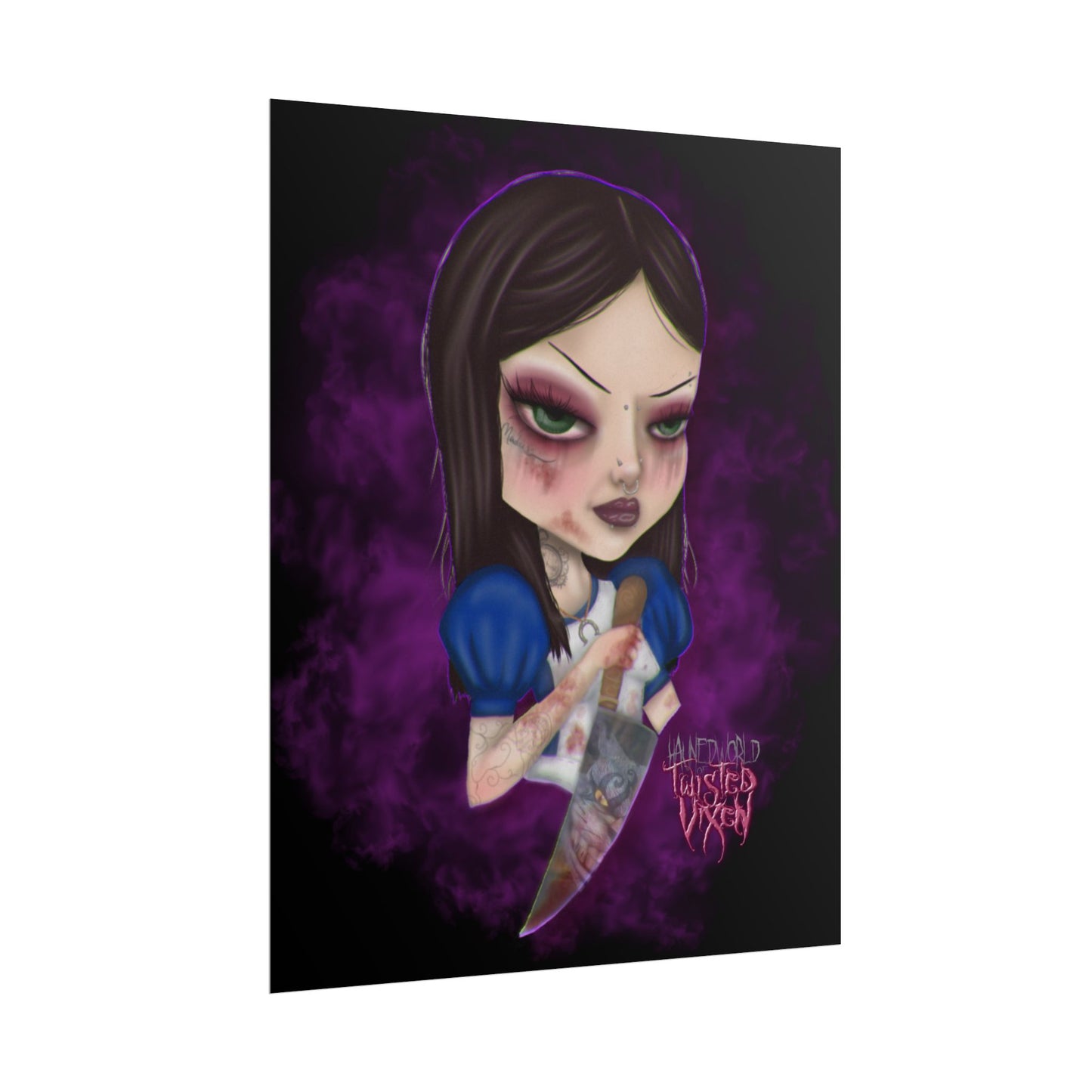 Twisted Alice Rolled Poster
