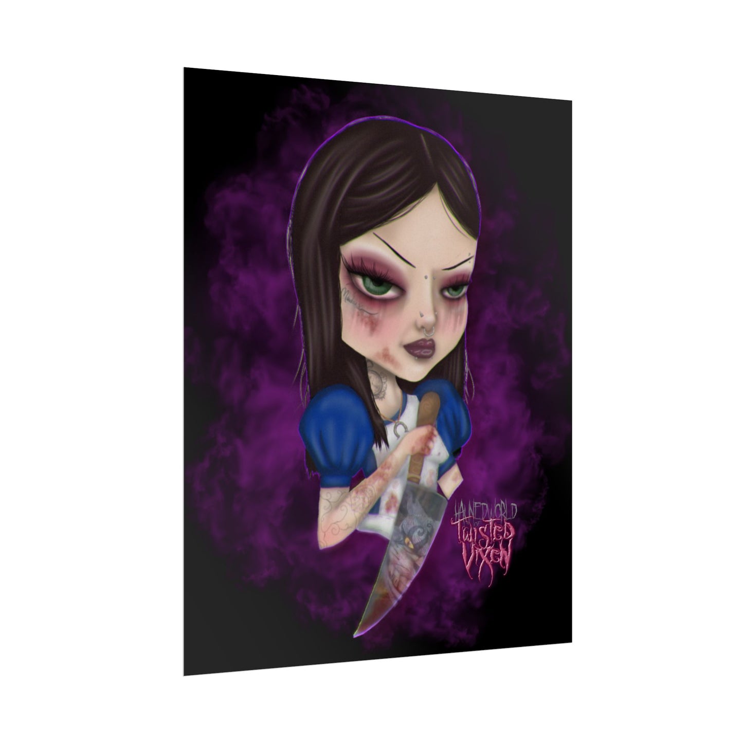Twisted Alice Rolled Poster