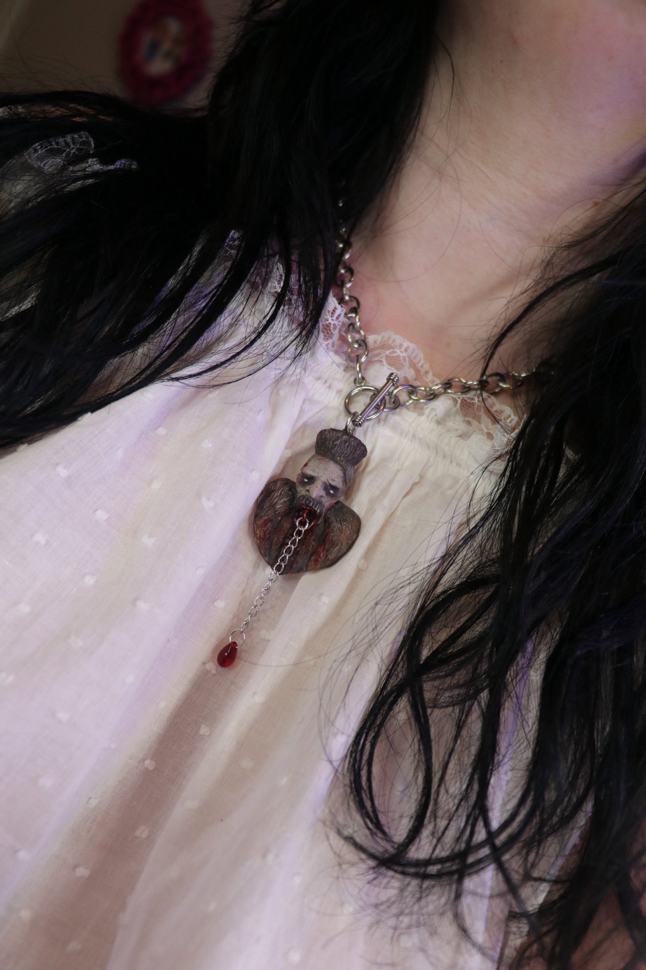 Nosferatu count orlok inspired necklace