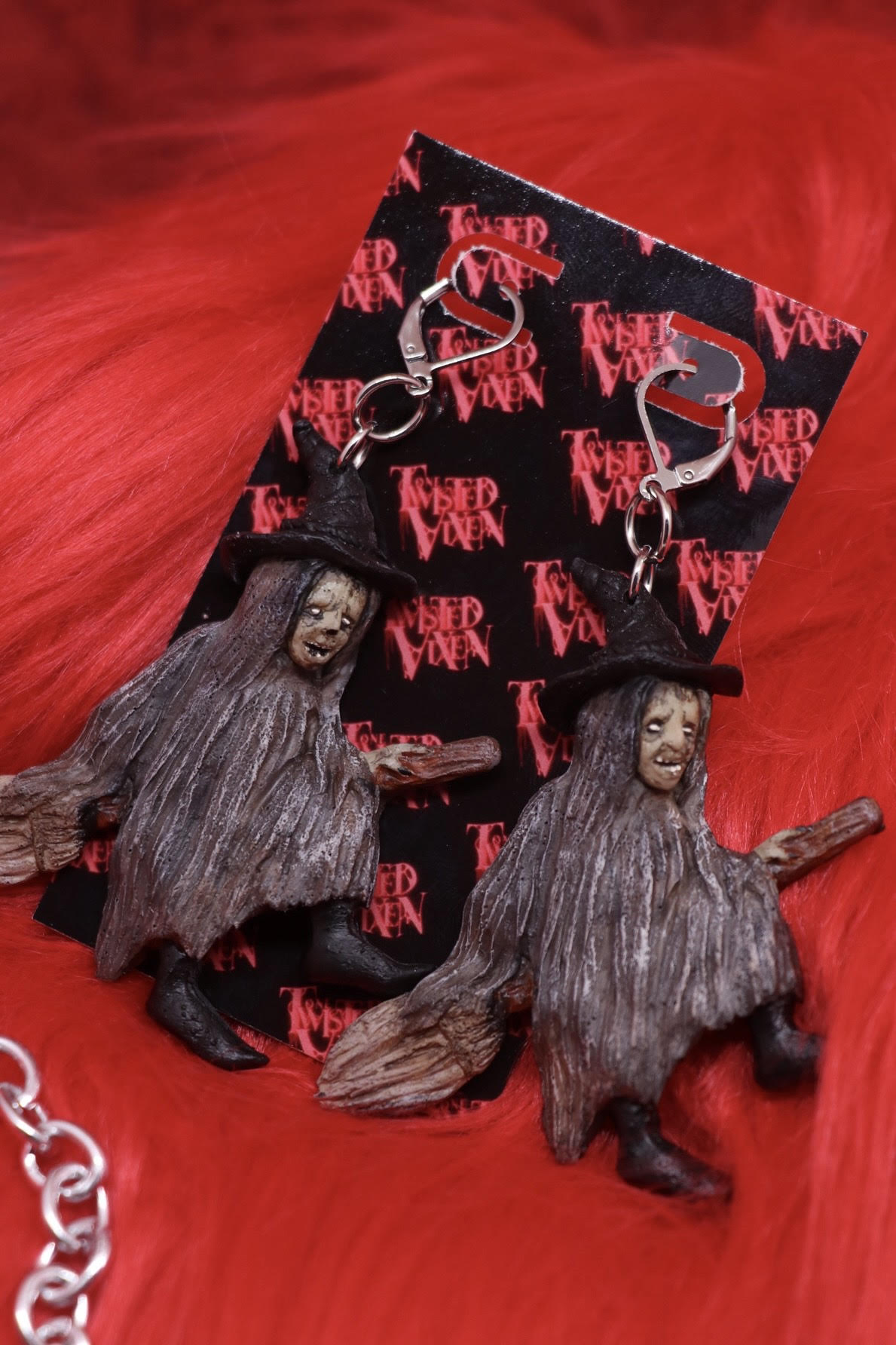 Flying Hag Earrings