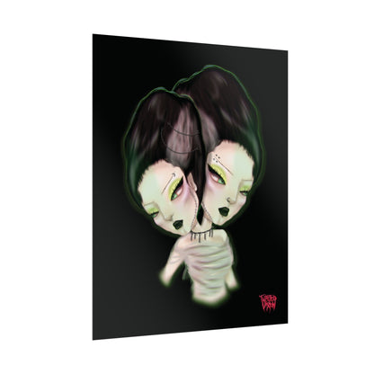 Brides of frankenstein Rolled Posters