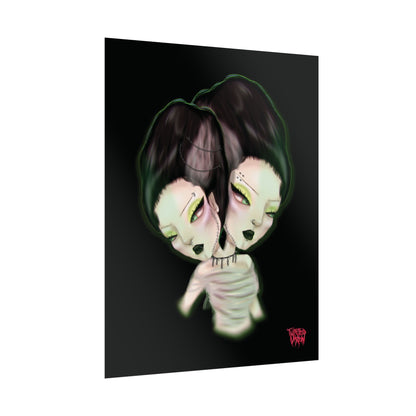 Brides of frankenstein Rolled Posters