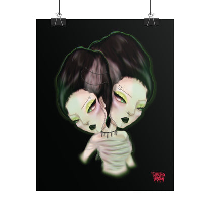 Brides of frankenstein Rolled Posters