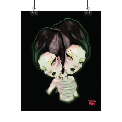 Brides of frankenstein Rolled Posters