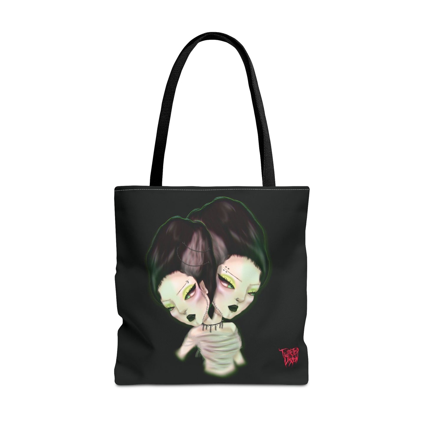 Brides of frankenstein tote bag