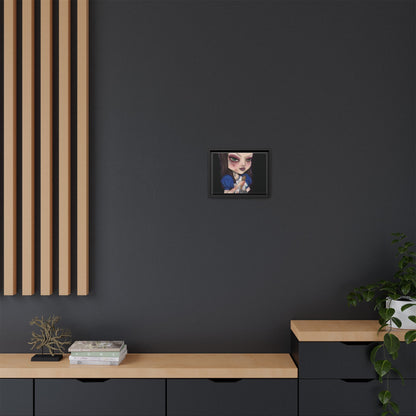 Twisted Alice Matte Canvas, Framed (Multi-color)