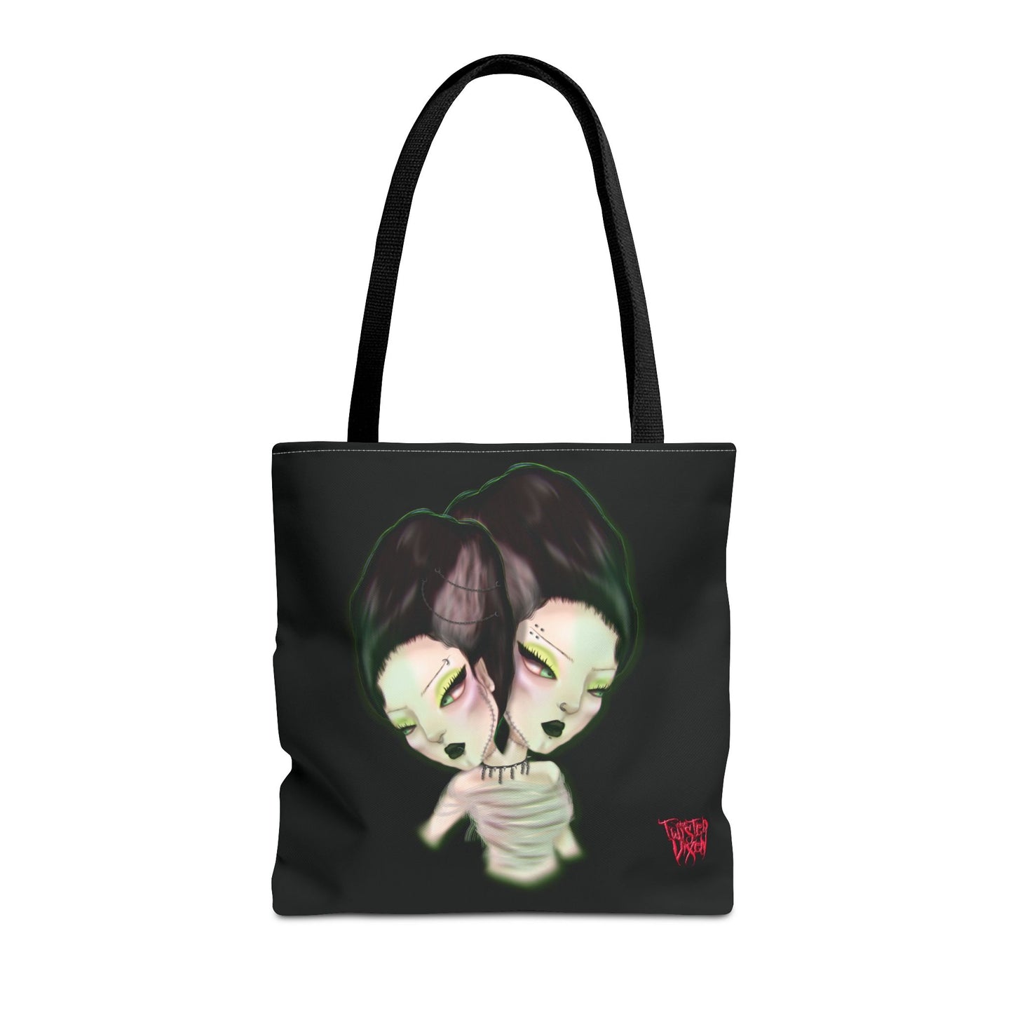 Brides of frankenstein tote bag