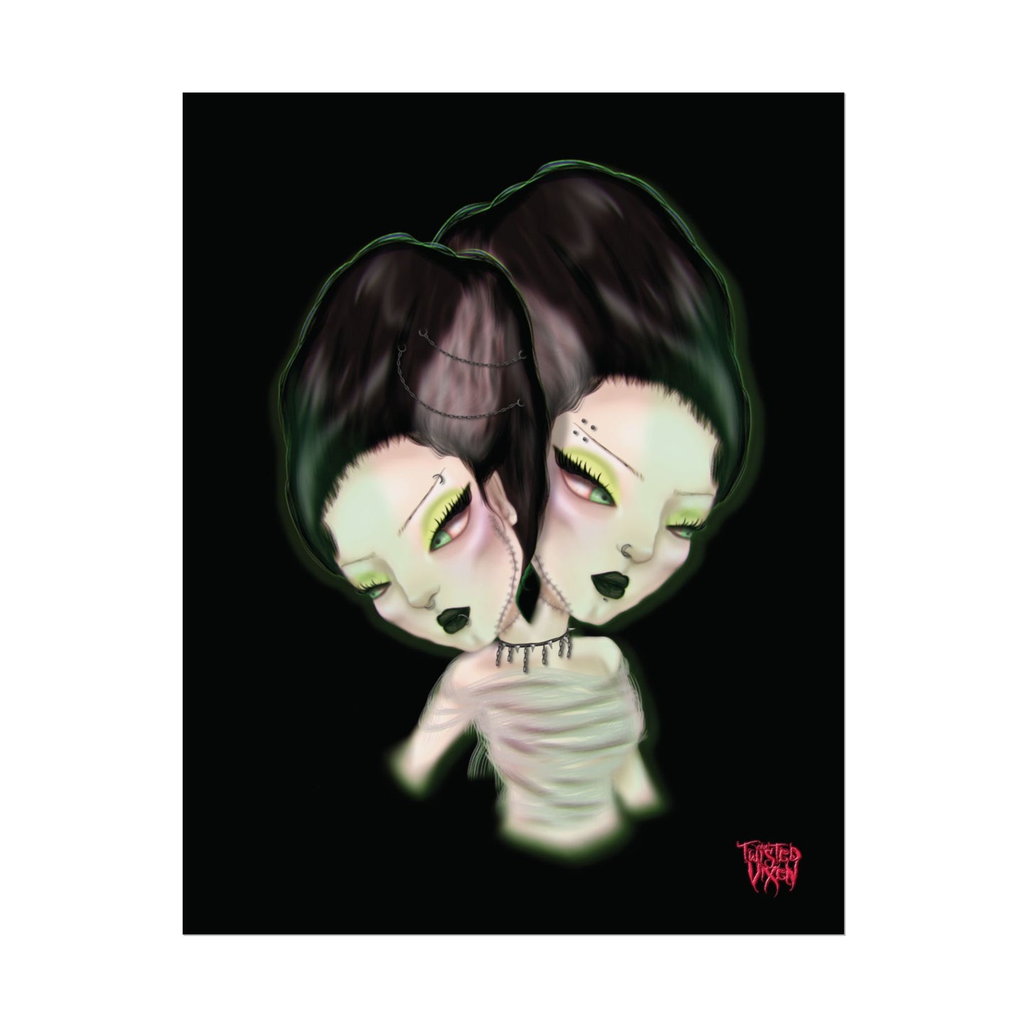 Brides of frankenstein Rolled Posters