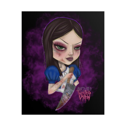 Twisted Alice Rolled Poster