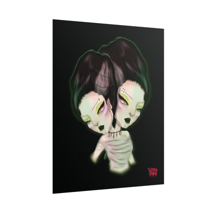 Brides of frankenstein Rolled Posters