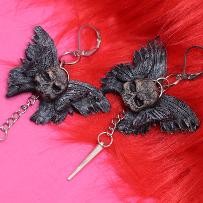 Grim butterfly earrings