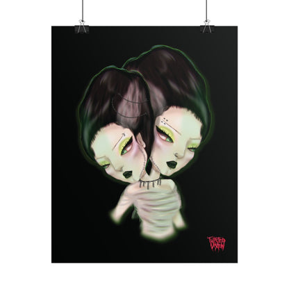 Brides of frankenstein Rolled Posters