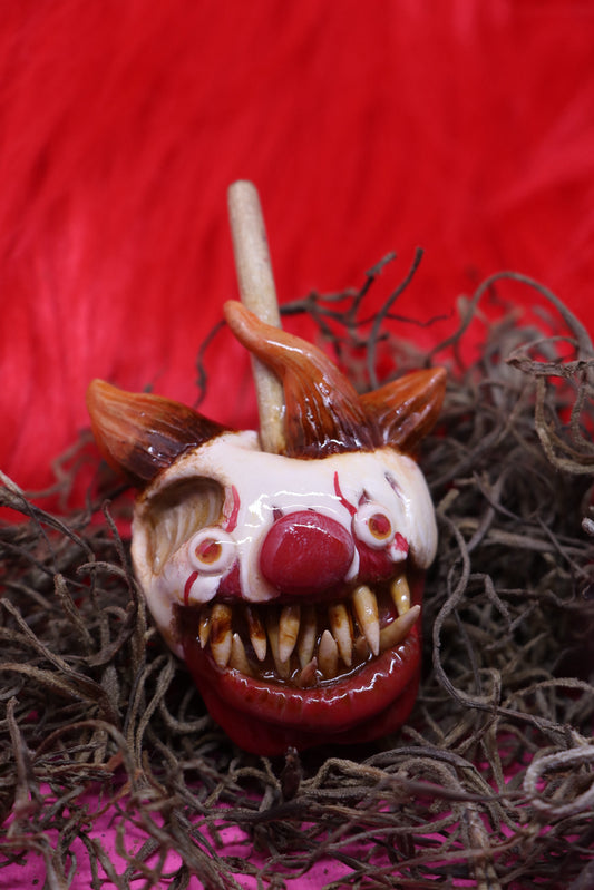 Handmade Apple brooch