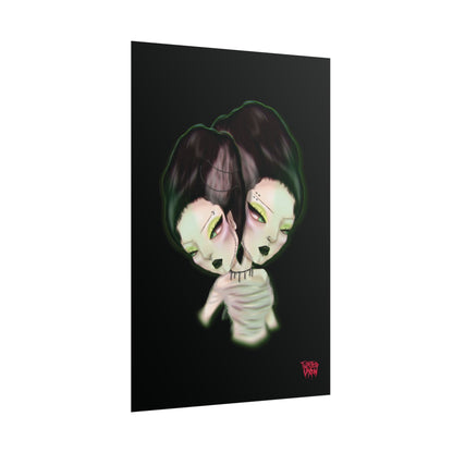 Brides of frankenstein Rolled Posters