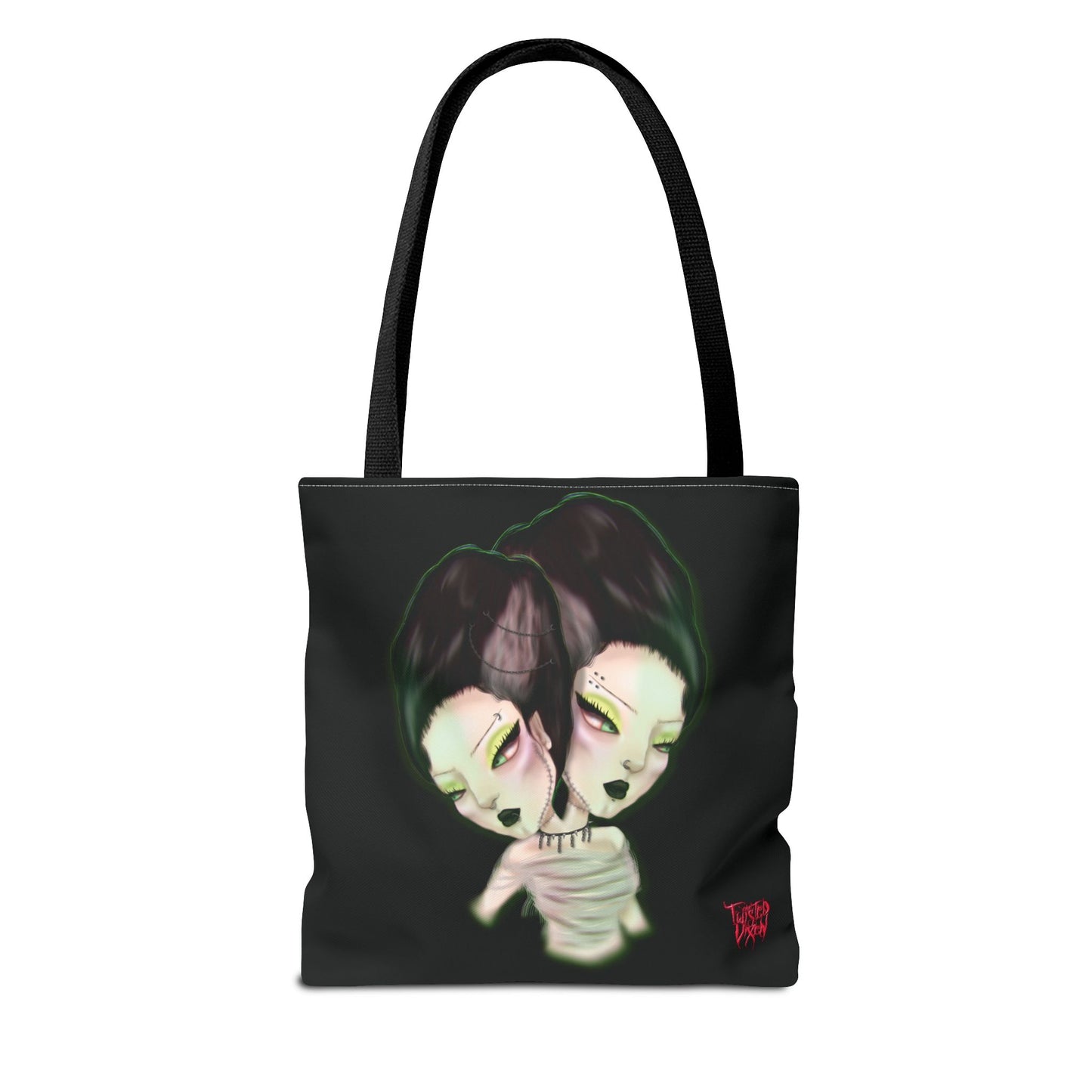 Brides of frankenstein tote bag