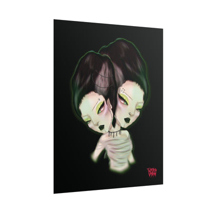 Brides of frankenstein Rolled Posters