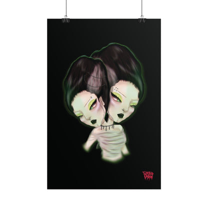 Brides of frankenstein Rolled Posters