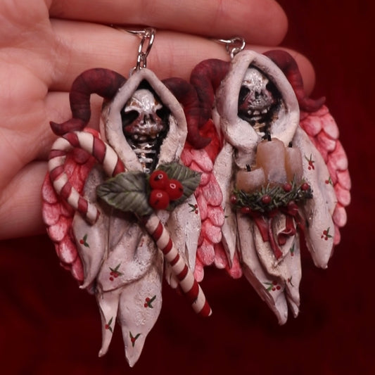 Creepmas reaper earrings