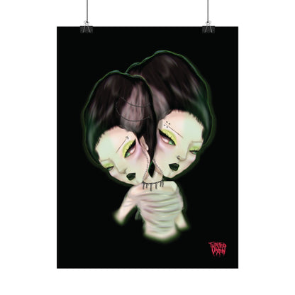 Brides of frankenstein Rolled Posters