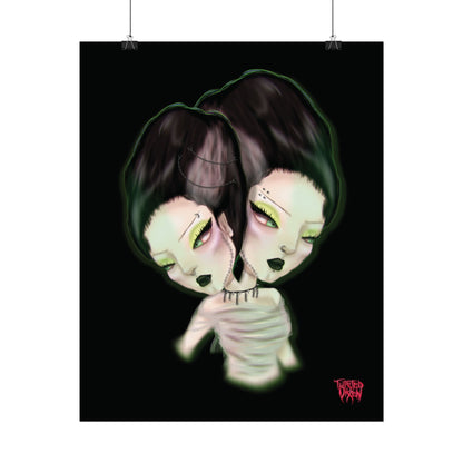 Brides of frankenstein Rolled Posters