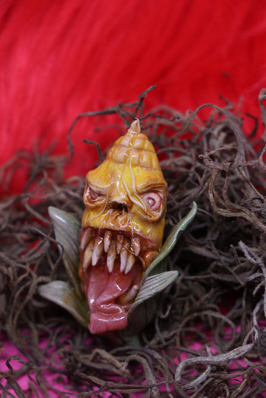Handmade korn brooch