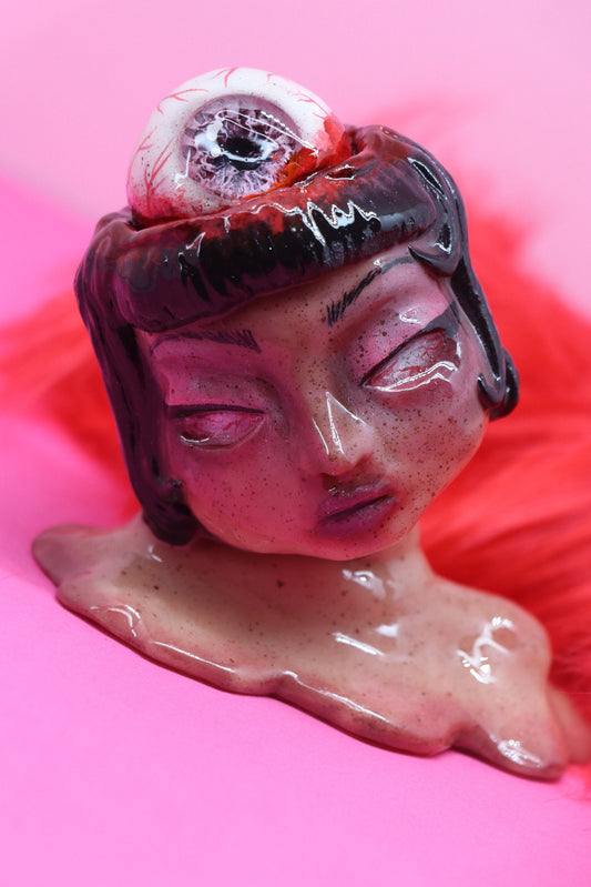 ooak sculpture Aeye