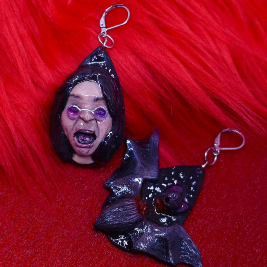 ozzy polymer clay earrings