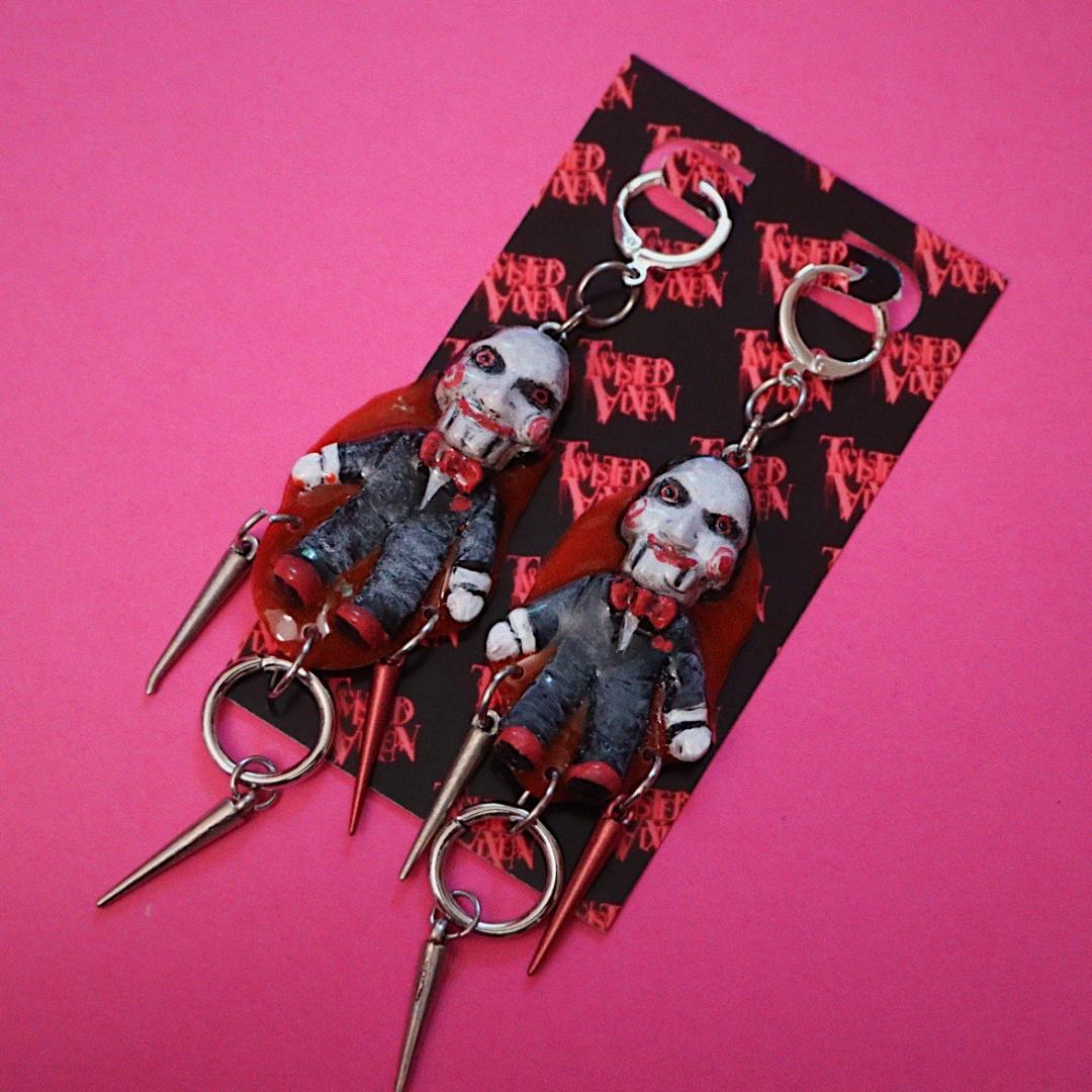 Billy in blood  earrings