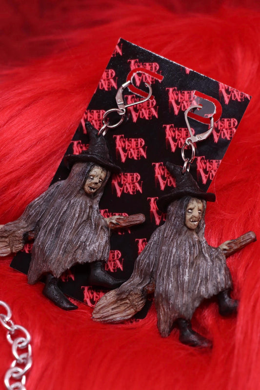 Flying Hag Earrings